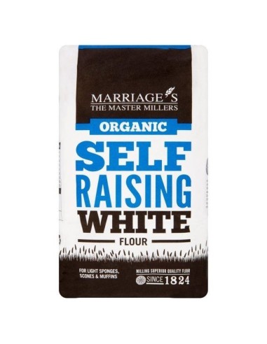 Marriages Organic Self Raising White Flour 1kg