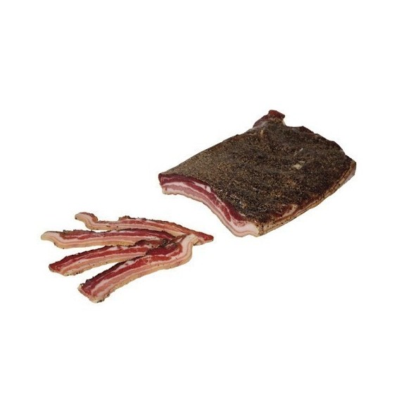 PANCETTA TESA AL PEPE 100g