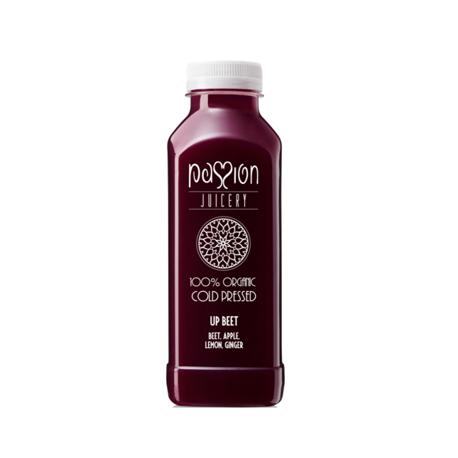 Passion Juicery Up Beet 475ml Organic Cold Pressed Juice 30 Day Life From Press