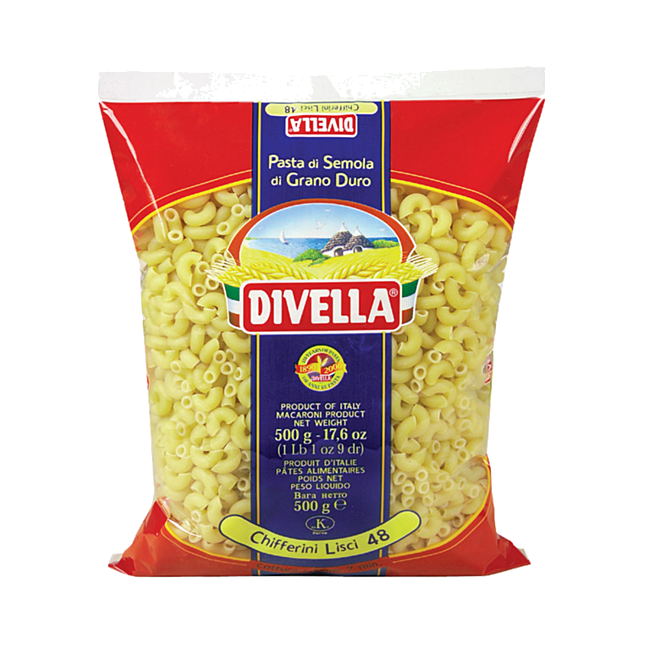 Pasta Divella Chifferini lisci
