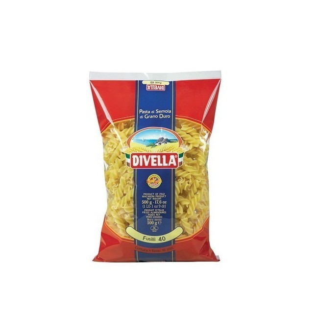 Pasta Divella Fusilli 500gr