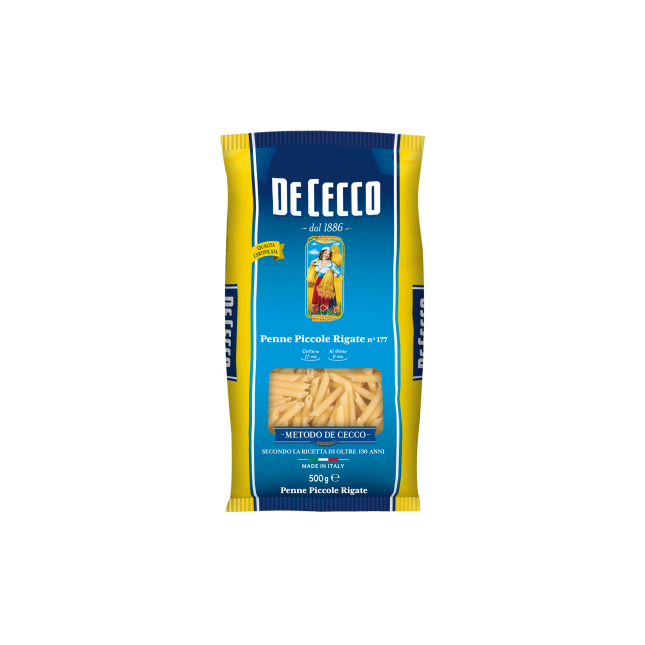 Penne Piccole Rigate Kg 1 De Cecco 