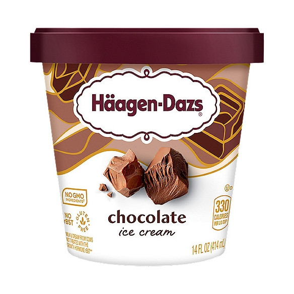Haagen Dazs Vamilla Frozen Ice Cream - 794gr (828ml)