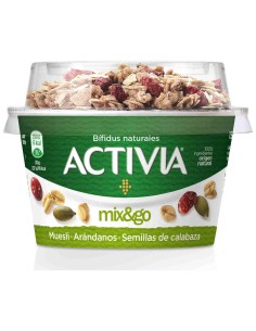 Oferta yogur arandanos muesli
