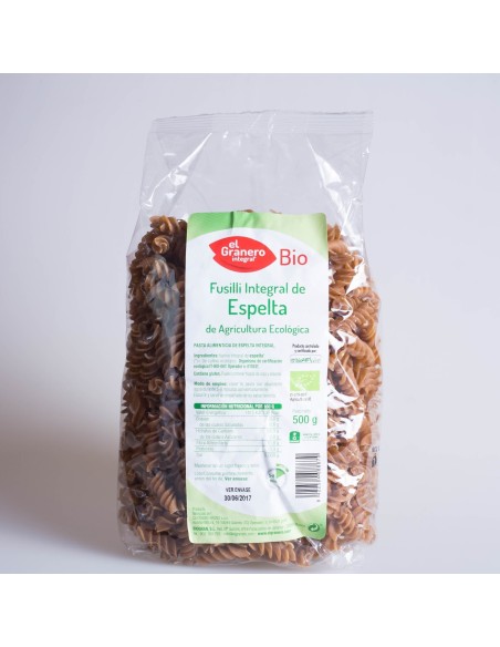 Fusilli de espelta integr 500g