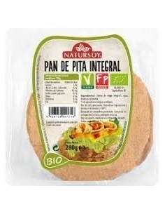 Pan de pita integral 250gr nat