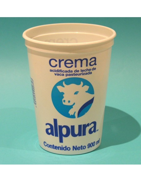 Leche de vaca alpina semidesna