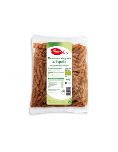 Macarrones de espelta integral
