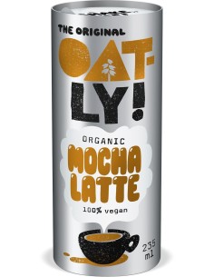 Bebida avena caffe latte oatly