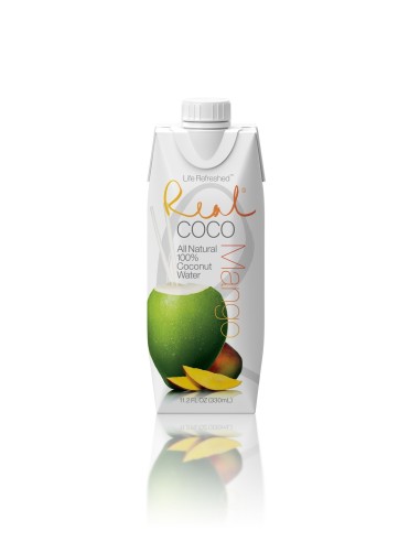 Agua de coco con mango mini 33