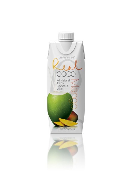 Agua de coco con mango mini 33