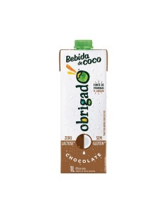 Bebida de coco sabor chocolate