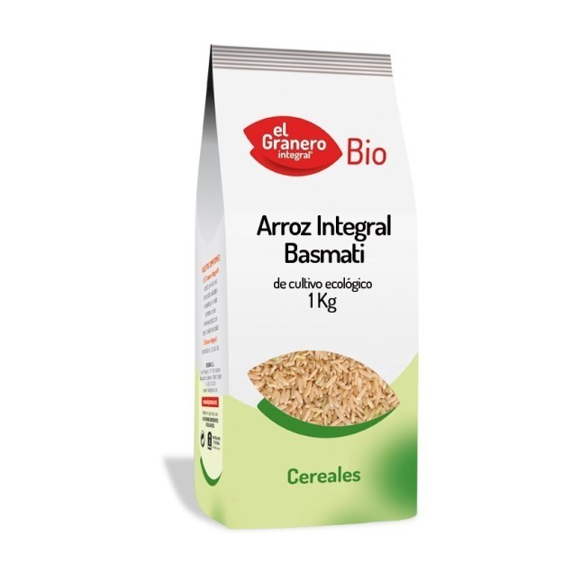 Arroz integral basmati bio 1kg