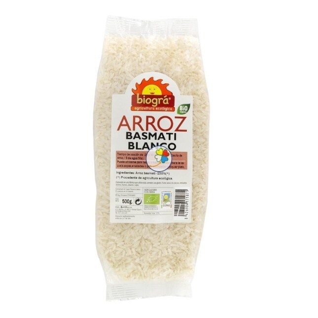 Arroz basmati blanco bio 500gr