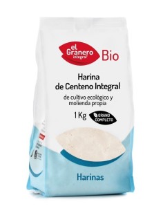 Harina de centeno integral 1kg