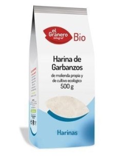 Harina de garbanzo bio 500gr e