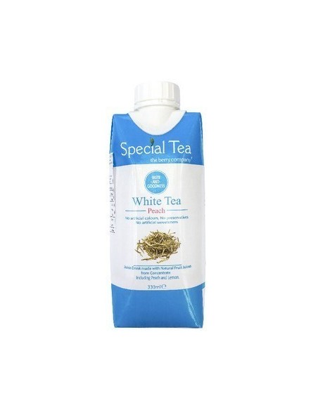 White tea peach 330ml berry co