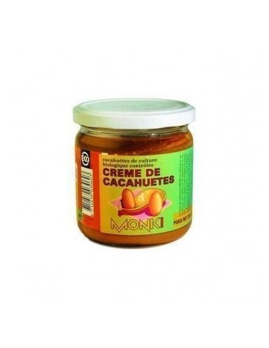 Crema de cacahuetes 330gr monk