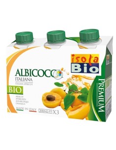 Zumo de albaricoque 3x200ml is