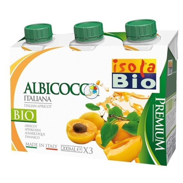 Zumo de albaricoque 3x200ml is