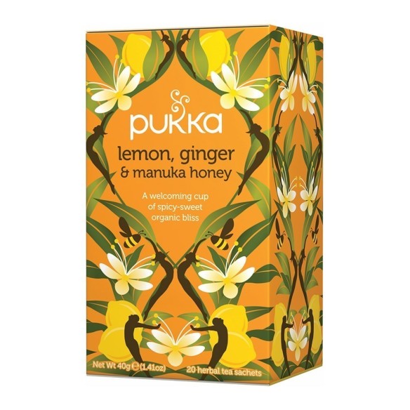 Pukka lemon- ginger y manuka h