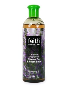 Faith Shower Gel/Foam Bath Lavender & Geranium Foam Bath 400ml