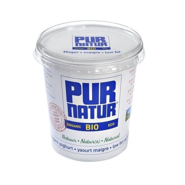 Natural Organic Set Low Fat Cow's Milk Yoghurt - Pur Natur 750g