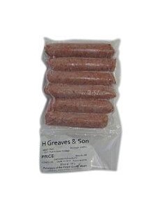 Greaves English Butcher Cumberland Sausage 450g 6 Units (frozen)