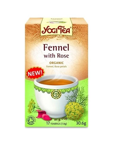 Yogi Fennel and Roses Tea 17 Units