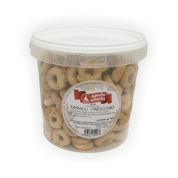 Tarallini al Finocchio in Secchio kg.2,5                                                                  