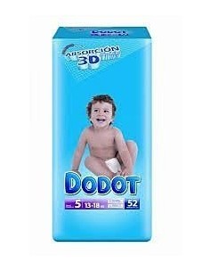 Dodot Nappies Size 5 (13-18kg) 52 Units