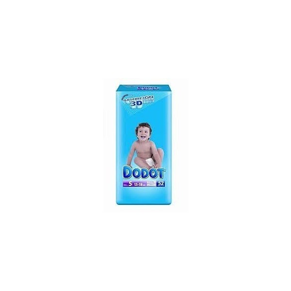 Dodot Nappies Size 5 (13-18kg) 52 Units