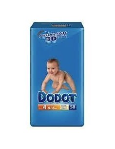 Dodot Nappies Size 4 (9/15kg) 64 Units