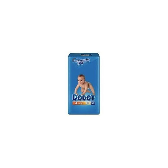 Dodot Nappies Size 4 (9/15kg) 64 Units