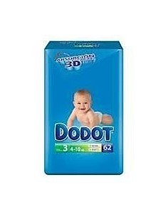 Dodot Nappies Size 3 (4-10kg) 70 Units
