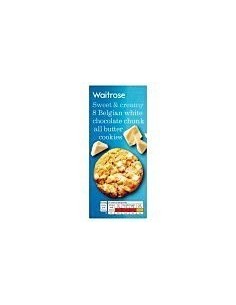 Waitrose Belgian White Chocolate Cookies Units 8200g