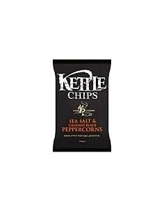 Kettle Chips Sea Salt with Black Peppercorns 150g
