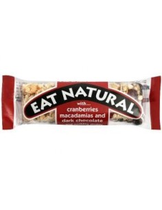 Eat Natural Organic Dark Chocolate with Cranberries & Macadamias Fruit & Nut Bar