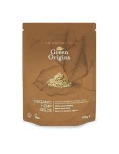 Green Origins Organic Hulled Hemp Seeds 250g