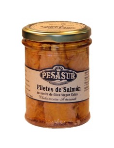 Pesasur Premium Organic Salmon Fillets In Olive Oil 195g