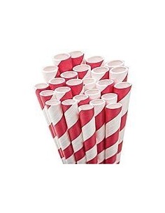 Eco Straws Premium Paper - wide - good for smoothies - Pack 25