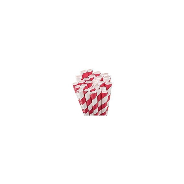 Eco Straws Premium Paper - wide - good for smoothies - Pack 25