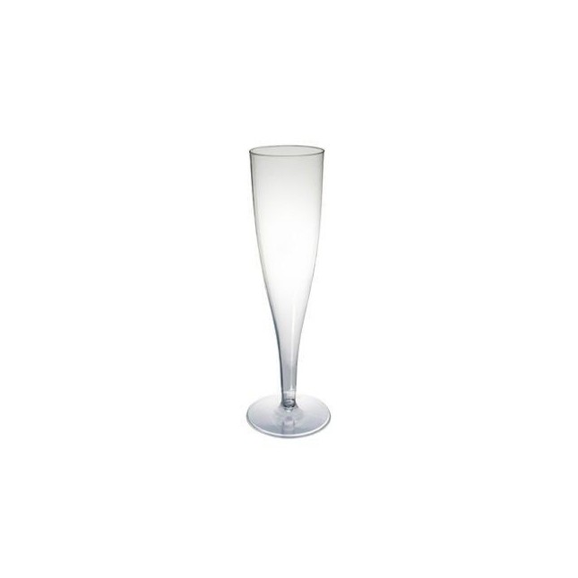 Champagne Flutes - Plastic - 8 Units