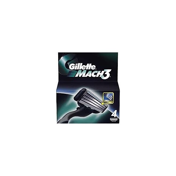 Gillette Mach3 Replacement Blades Units 4